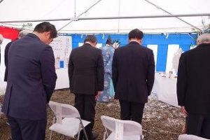 多機能ケアセンター さわやか苑三条東の地鎮祭を行いました
