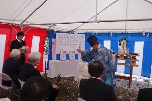 多機能ケアセンター さわやか苑三条東の地鎮祭を行いました