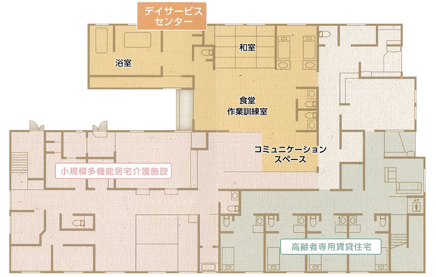 デイサービスセンターさわやか苑 柏崎春日［見取り図］