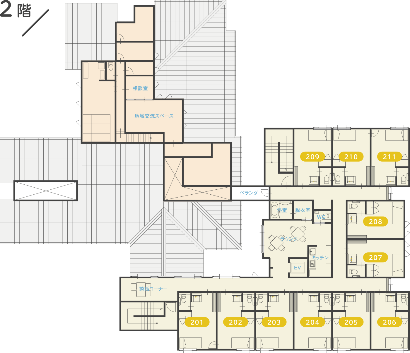 シルバーハウスさわやか苑 長岡藤沢2F