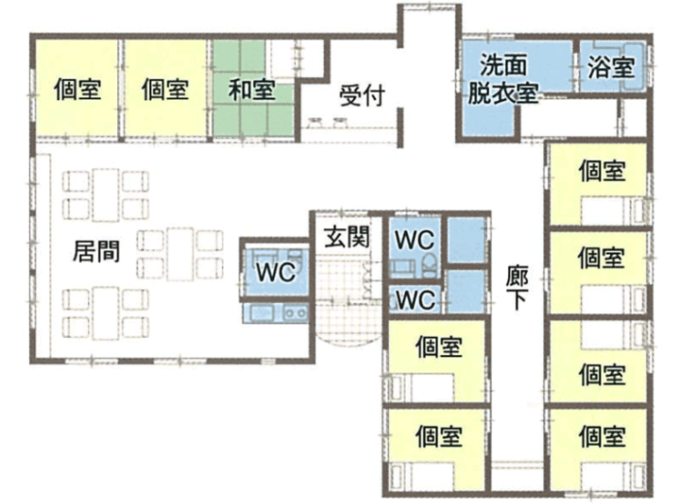 多機能ケアセンターさわやか苑 三条東［見取り図］